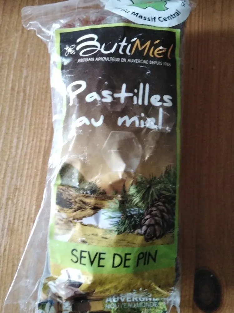 Pastille au miel et sève de pin