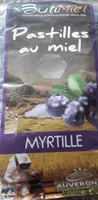 Pastilles au miel myrtille