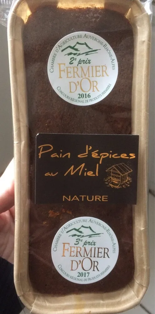 Pain d’epices au miel nature