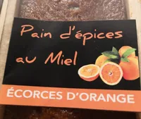 Pain d'épices au miel et Ecorces d'orange