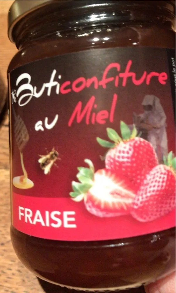 Buticonfiture au miel fraise