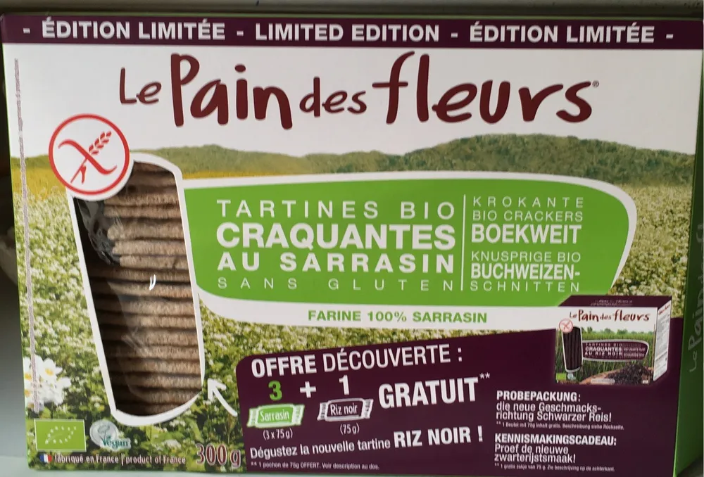 Le pain des fleurs au sarrasin