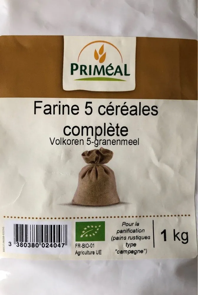 Farine 5 Céréales Complète Bio