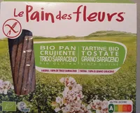 Pan ecológico crujiente de trigo sarraceno sin gluten