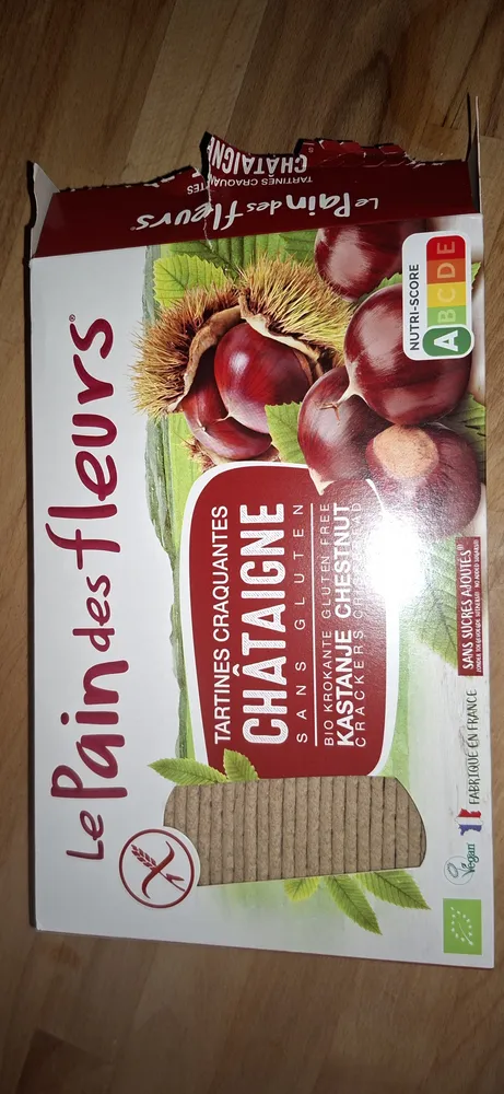 TARTINES CRAQUANTES CHÂTAIGNE SANS GLUTEN
