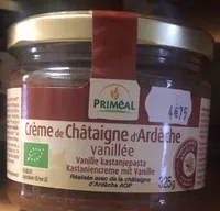 Crème de chataignes d’Ardèche vanillée