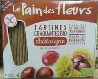 Tartines craquantes bio à la châtaigne sans gluten