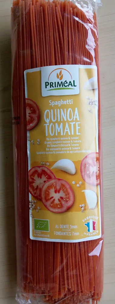 Spaghetti quinoa tomate