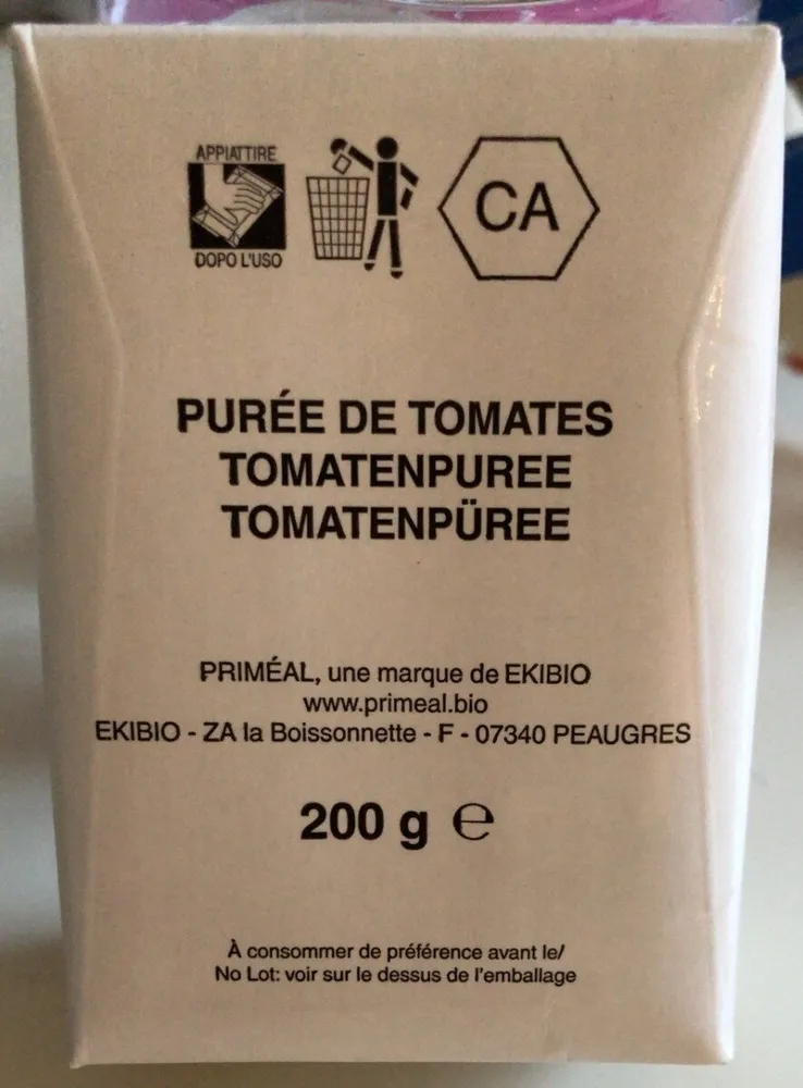Purée de tomates