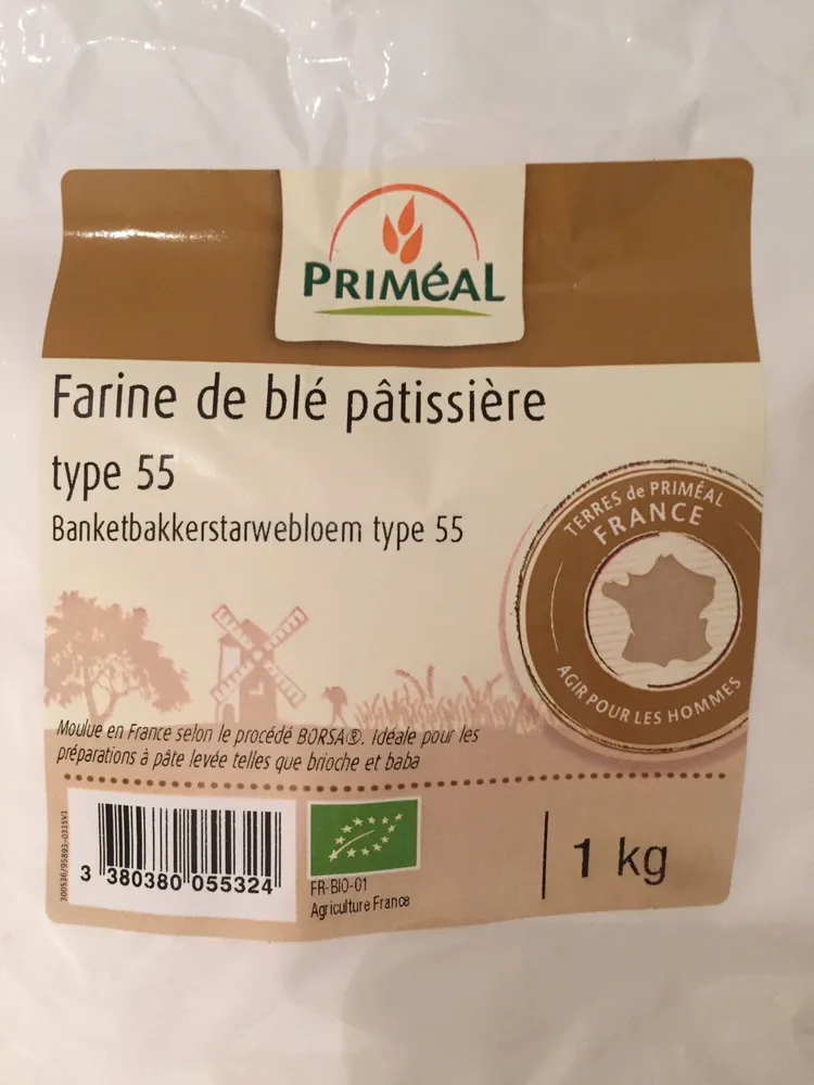 Farine de Blé Pâtissière Type 55