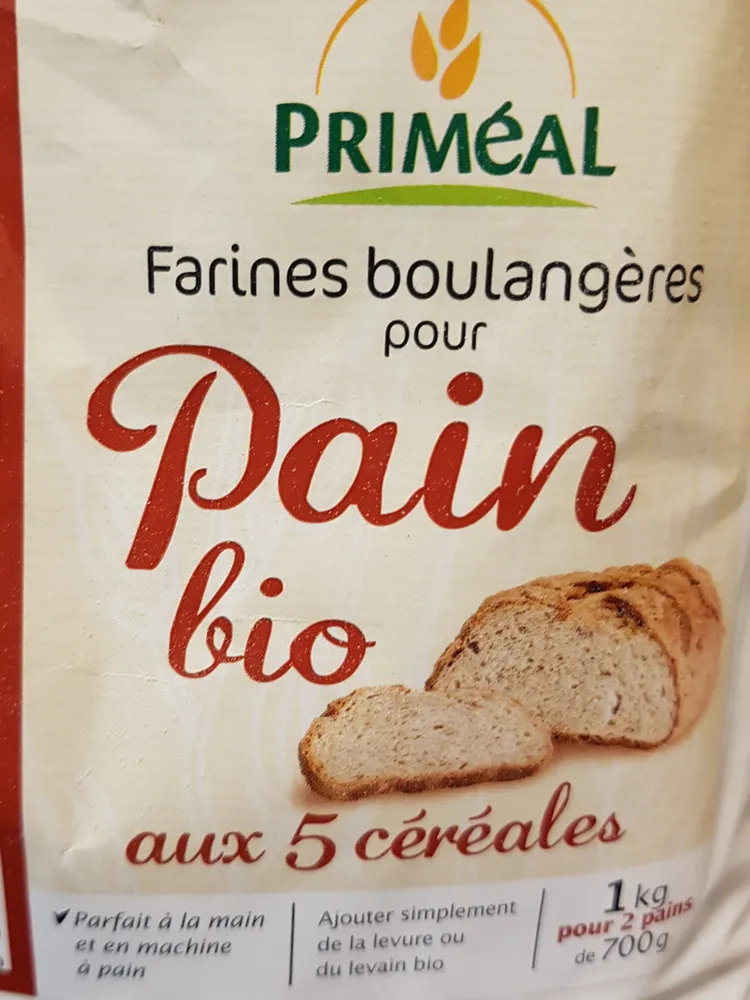 Farine Pour Pain bio Aux 5 Cereales