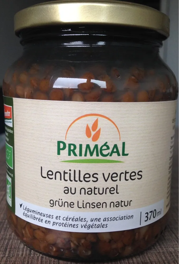 Lentilles Vertes Au Naturel
