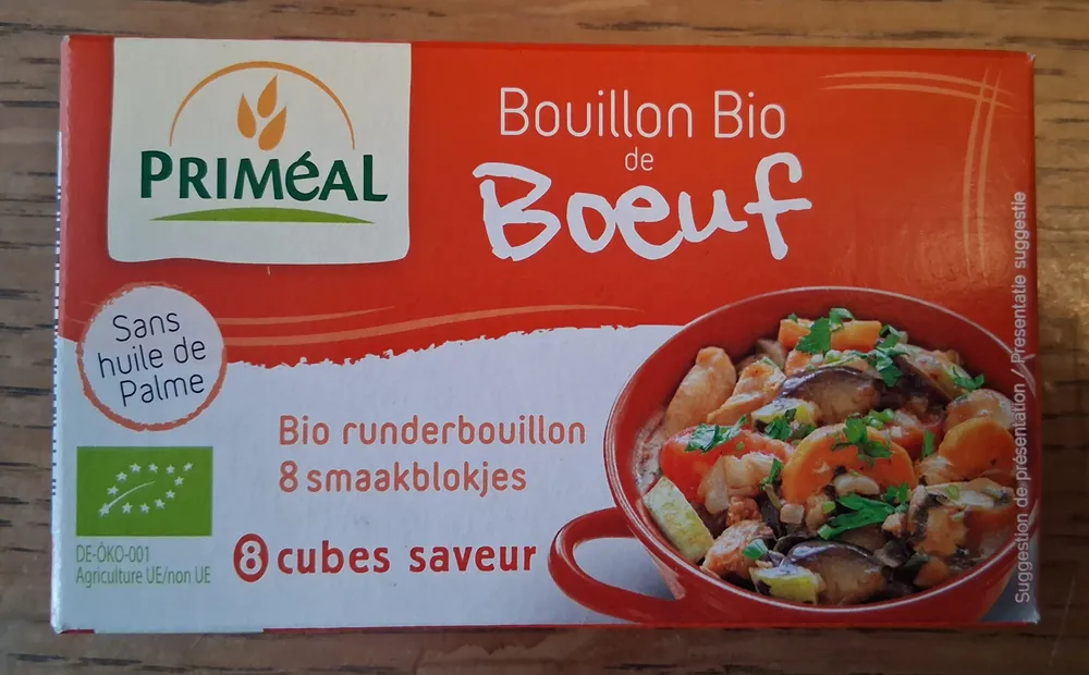 Bouillon bio de boeuf