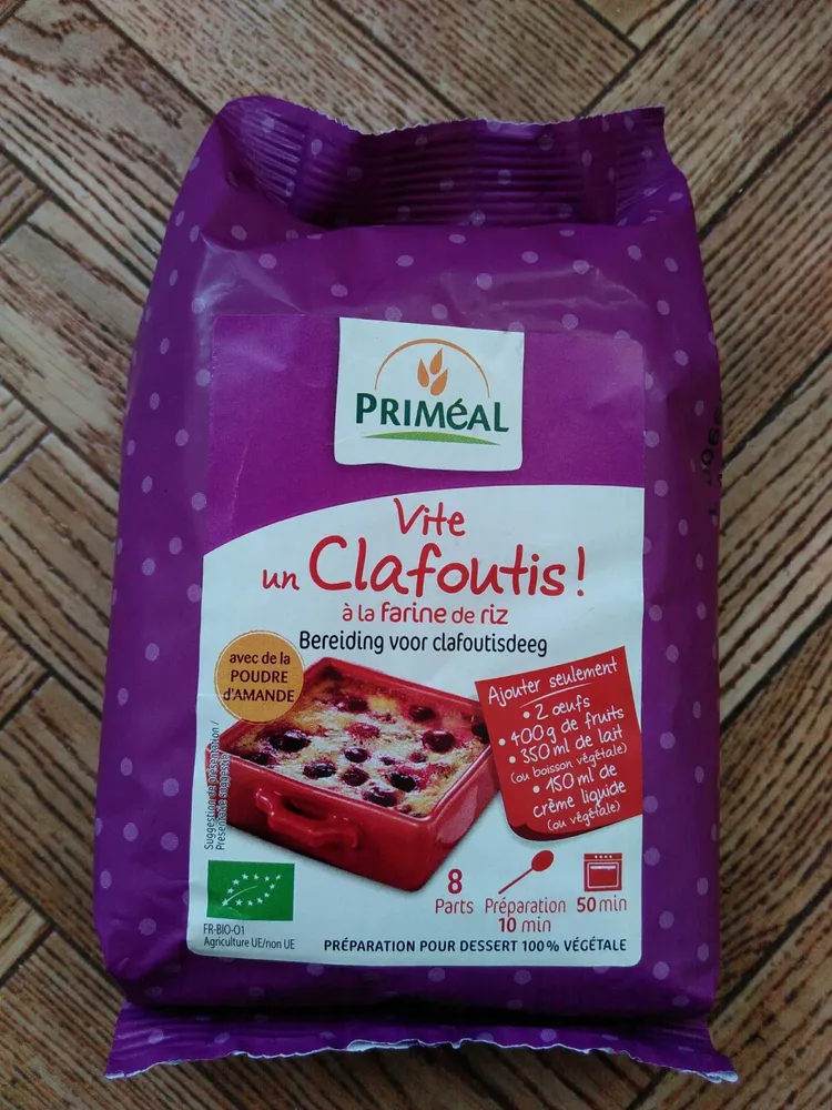 Vite, un clafoutis à la farine de riz