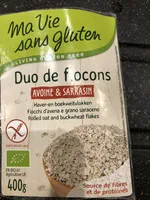 Duo De Flocons Avoine & Sarrasin Bio - 400 G - Ma Vie Sans Gluten