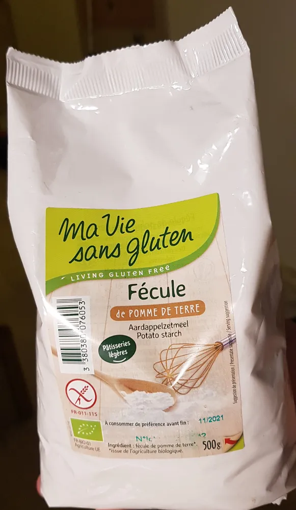 Fécule De Pomme De Terre Bio - 500 G - Ma Vie Sans Gluten