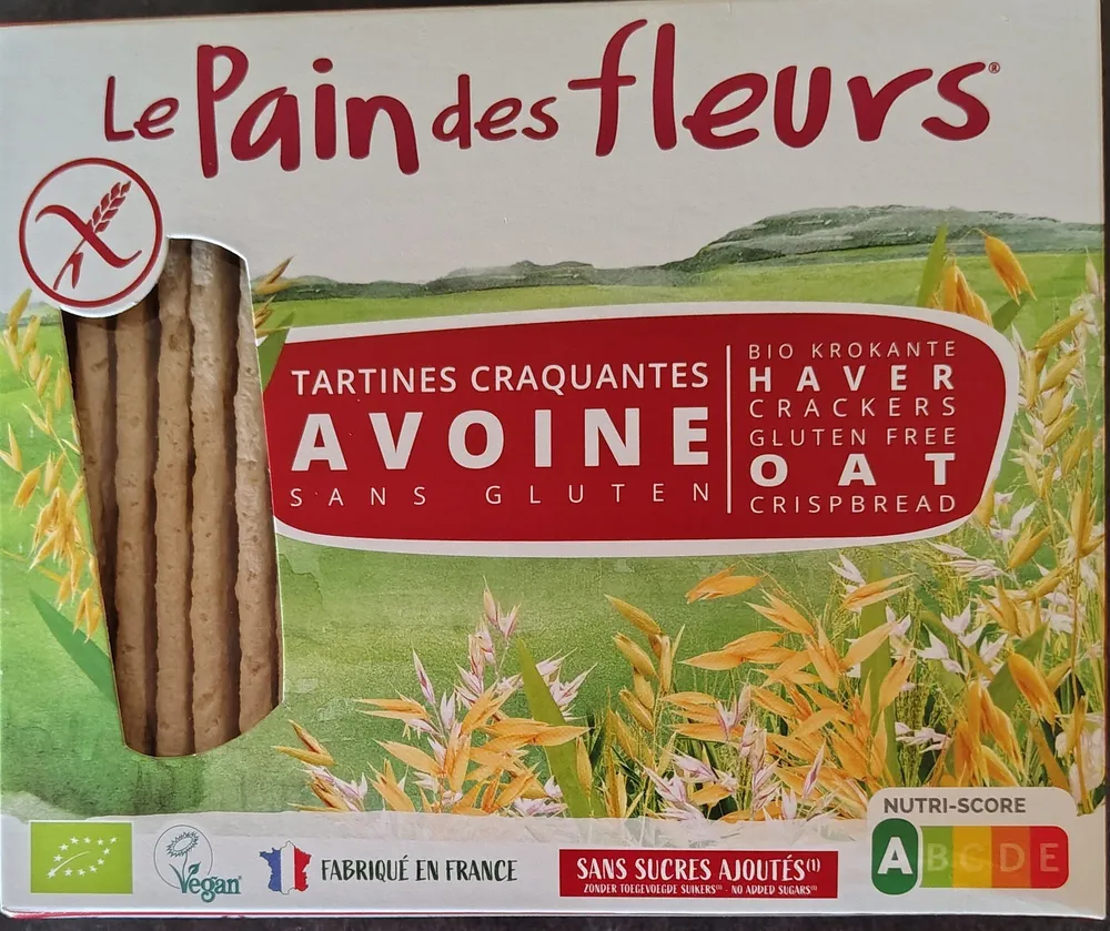Tartines bio à l'avoine