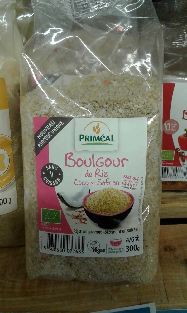 Boulgour de riz coco et safran