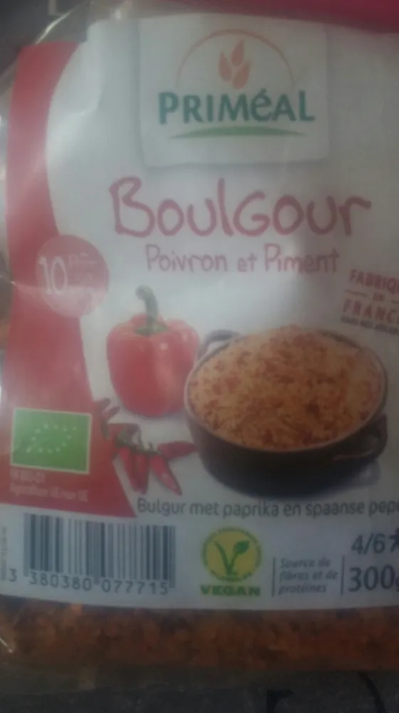 Boulgour Poivron Piment