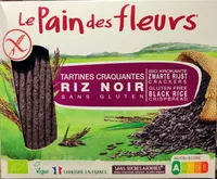 Tartines Craquantes Au Riz Noir Bio sans gluten