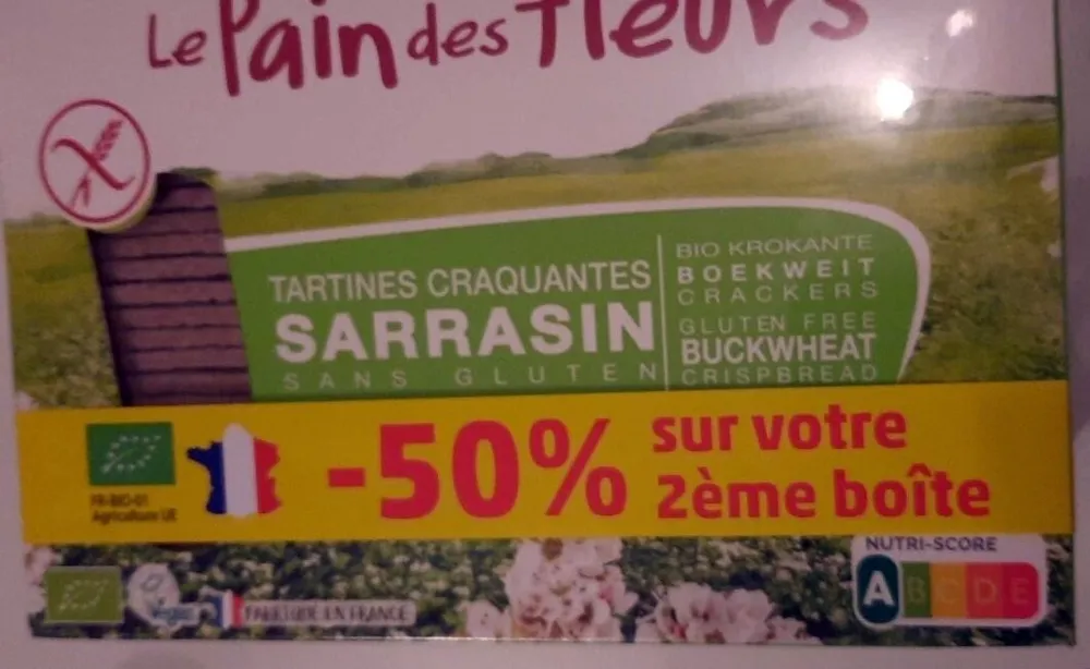 Tartines craquantes sarrasin