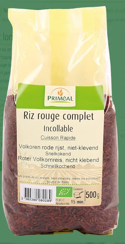 Riz rouge complet incollable