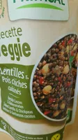Lentilles et pois chiches cuisinés