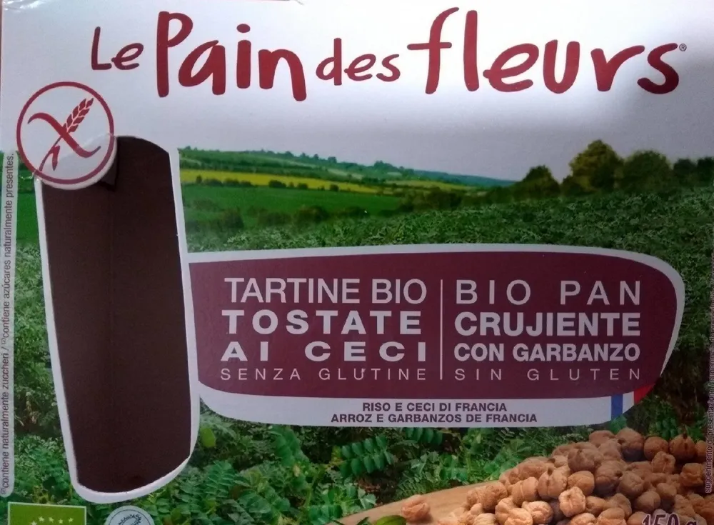 Bio pan crujiente con garbanzo