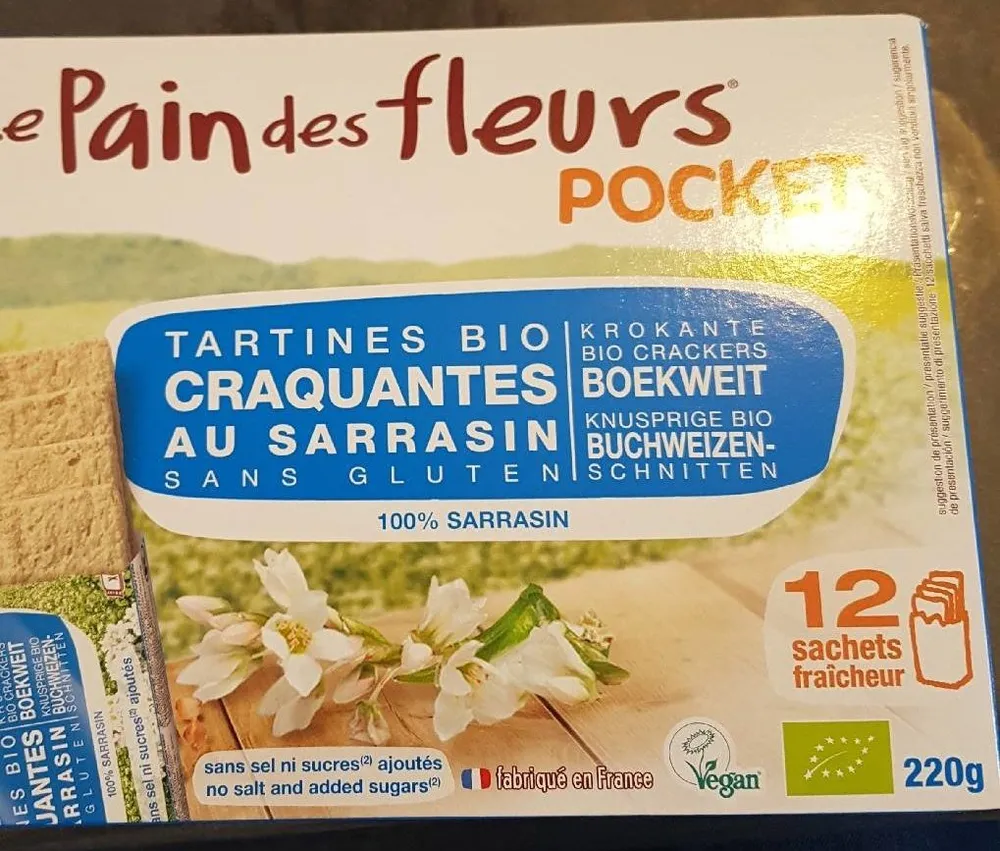 Tartines Bio Craquantes au Sarrasin Sans Gluten