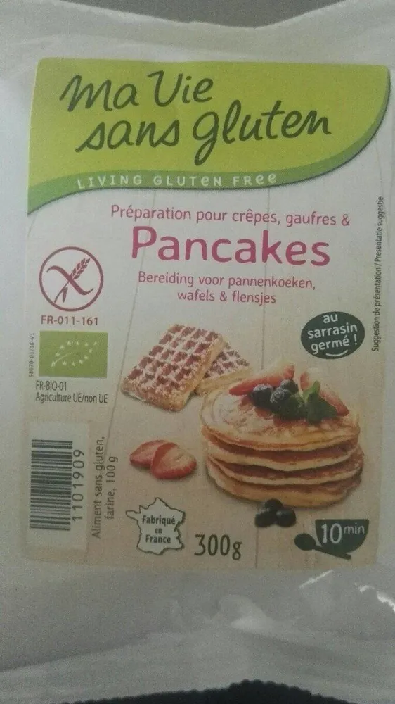 Préparation pour crêpes, gaufres et pancakes