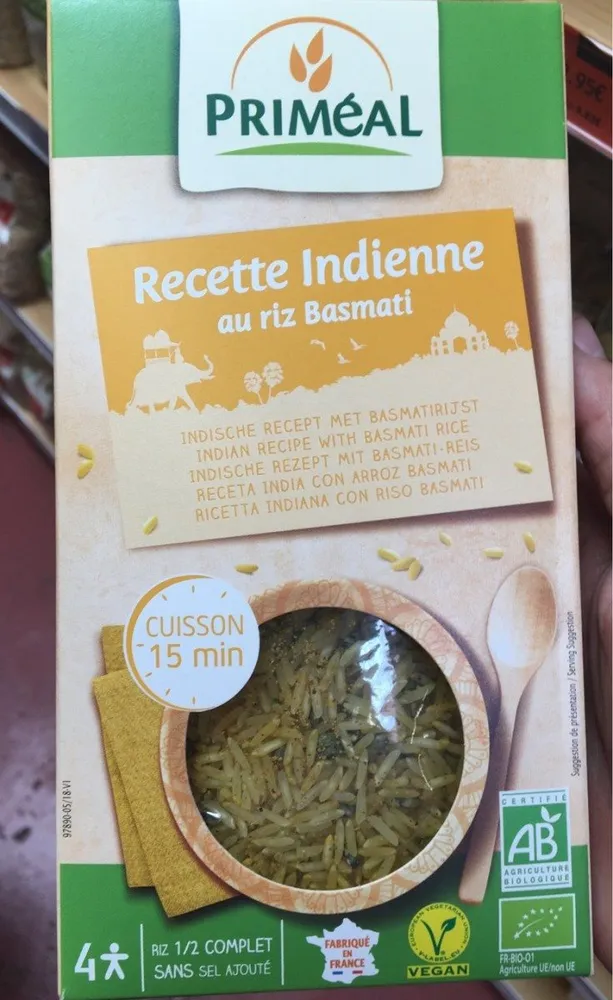 Recette Indienne au riz Basmati