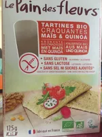 Tartines Craquantes bio au maïs et quinoa