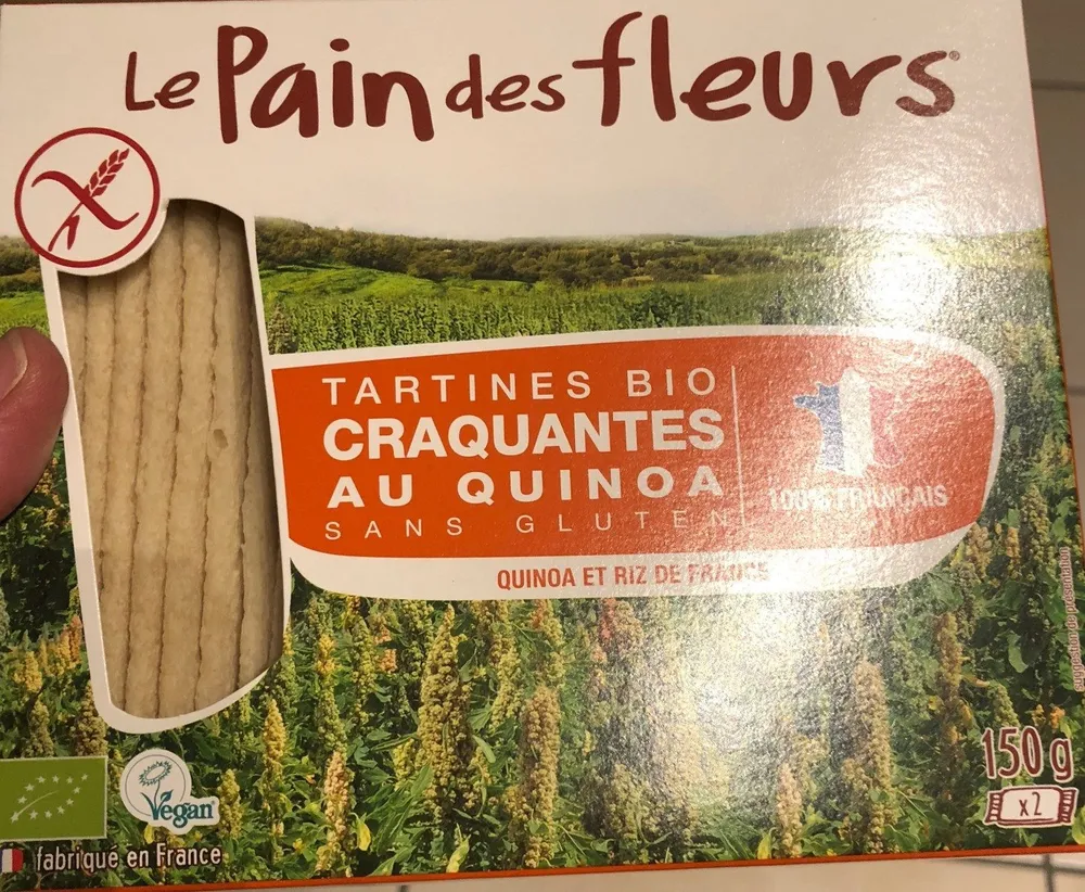 Tartines craquantes au quinoa