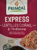 Express-Lentilles corail à l'indienne