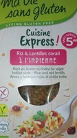 Riz et lentilles corail à  l'indienne