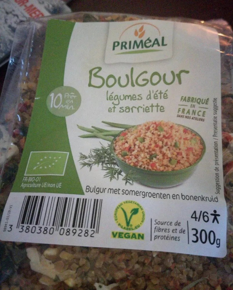 Boulgour légumes d'été et sarriette