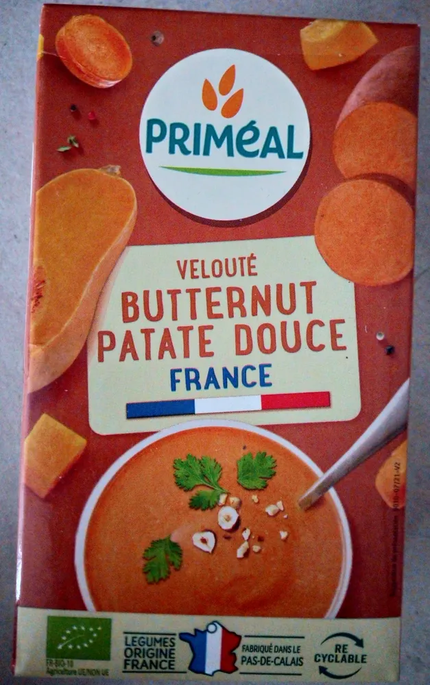 Velouté butternut & patates douces
