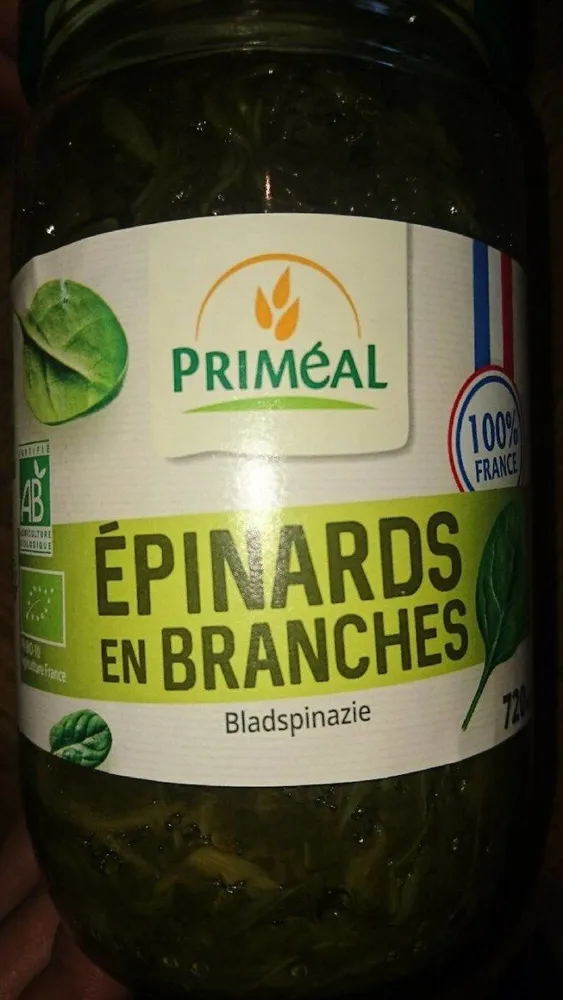 Epinards en branches
