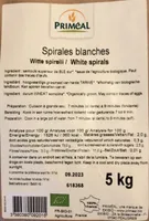 Pate spirales blanches