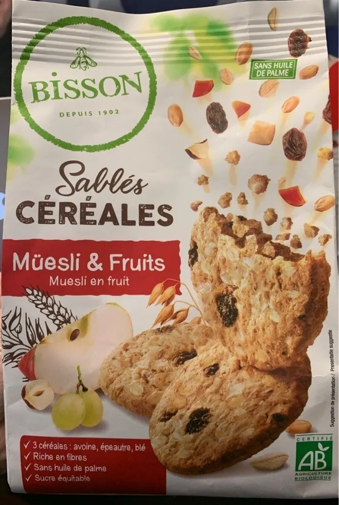Sablés céréales