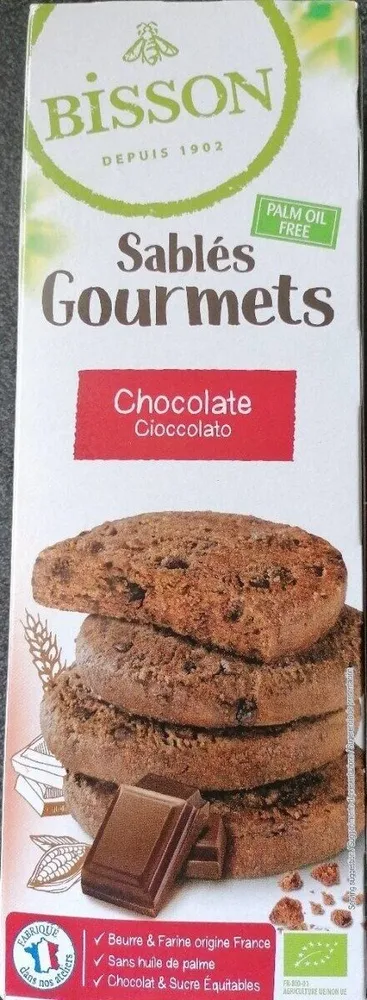 Sablés gourmets chocolat