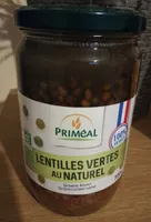Lentilles Vertes au naturel