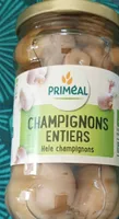 Champignons entiers