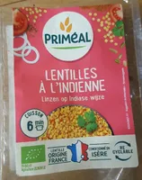 Lentilles à l'indienne