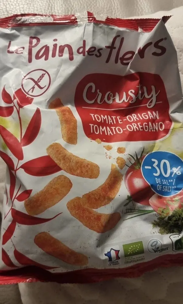 Crousty tomate origan Sans gluten