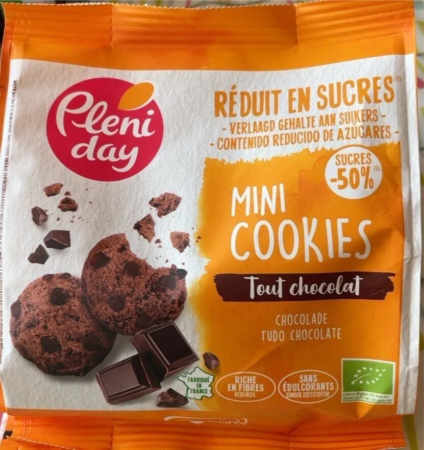 Mini cookies tout chocolat