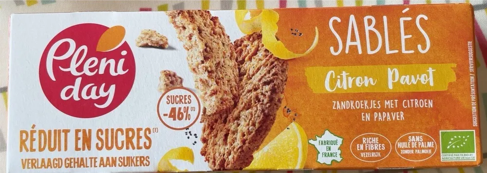 Sablés citron pavot