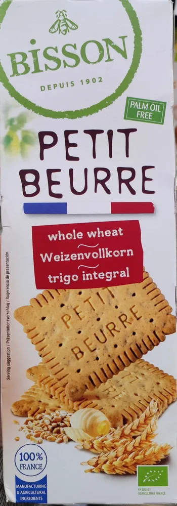 Petit beurre au blé complet