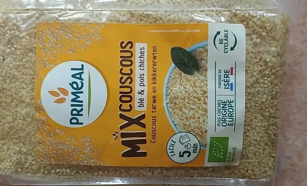 Mix couscous blé et pois chiches