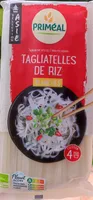 Tagliatelles de riz blanches
